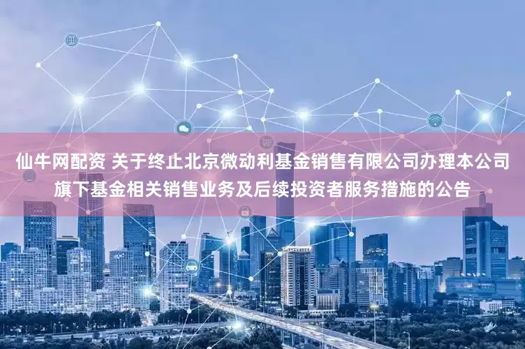 仙牛网配资 关于终止北京微动利基金销售有限公司办理本公司旗下基金相关销售业务及后续投资者服务措施的公告